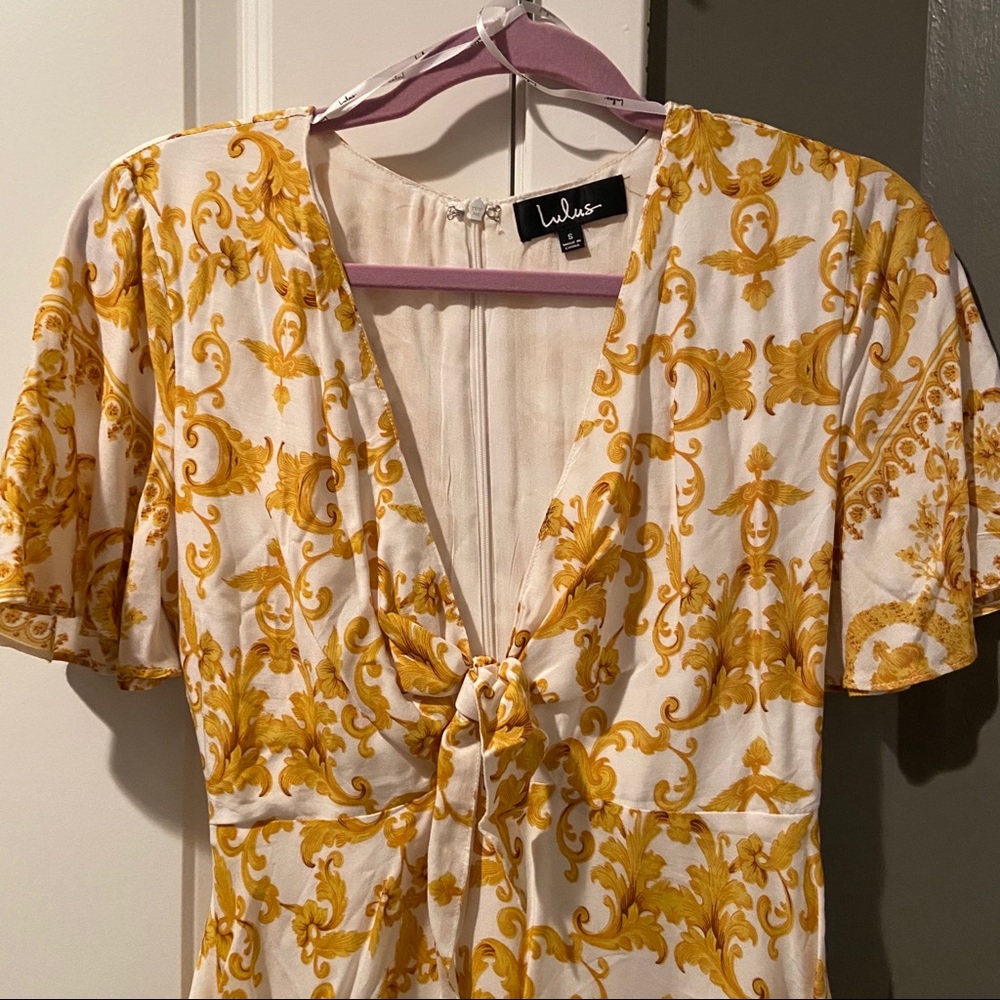 Lulu’s white and yellow dress - Picture 2 of 5